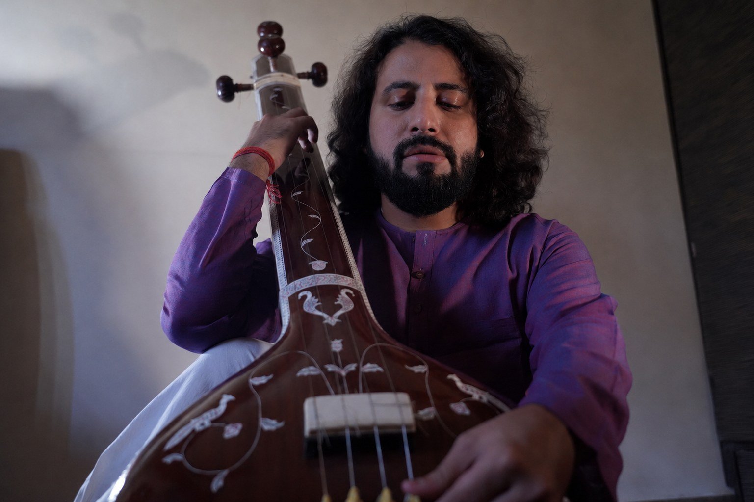 Portrait with the tanpura